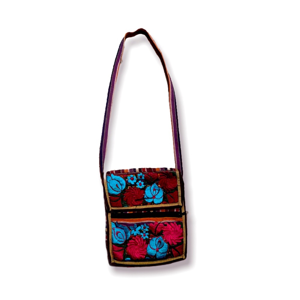 Authentic Embroidered Colombian Crossbody Satchel